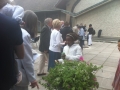 Parishioners enjoying the hospitality
